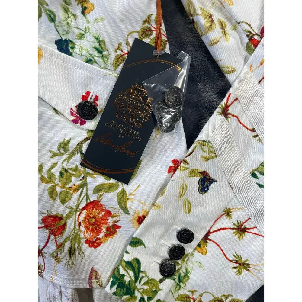 NWT Disney Alice Through Looking Glass Floral Peplum Jacket Women S
